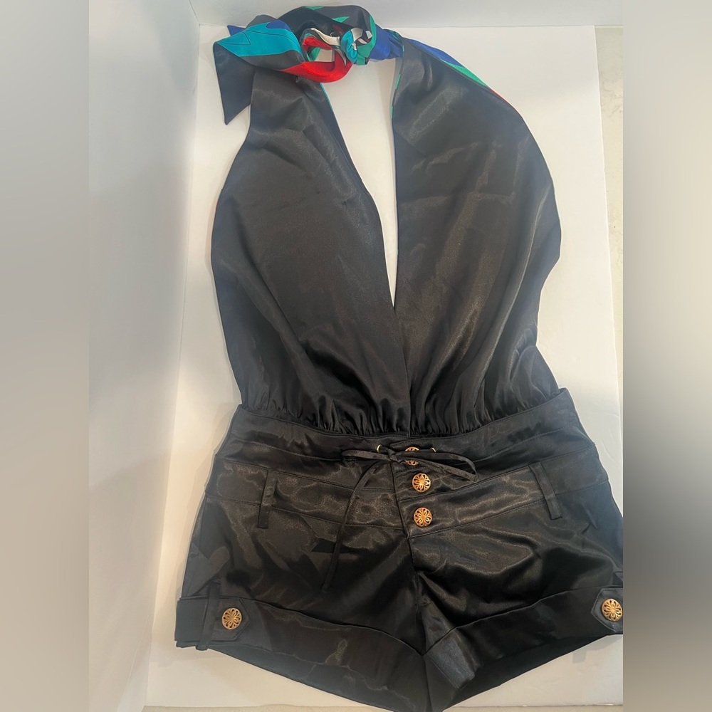 Guess Jeans Women’s Jumper, Stretch, Black/Floral, Size: 27